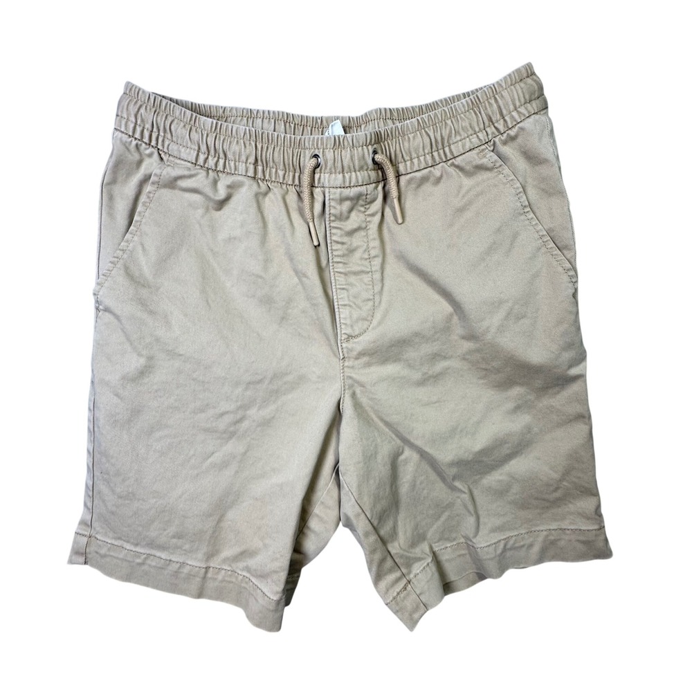 Gap Kids Chino Shorts Khaki Regenerative Cotton Elastic Waist XXL 14-16 Tan